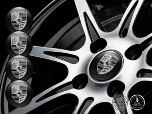 Porsche Decalcomanie su Ruote Etichette Resina Qualità
